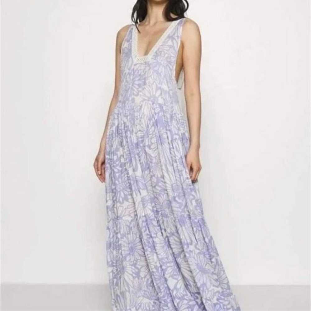 Free People Tiers For You Maxi Slip Size M - image 3