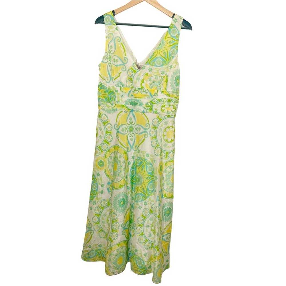 Lilly Pulitzer Vintage Silk Blend Floral Dress - image 1