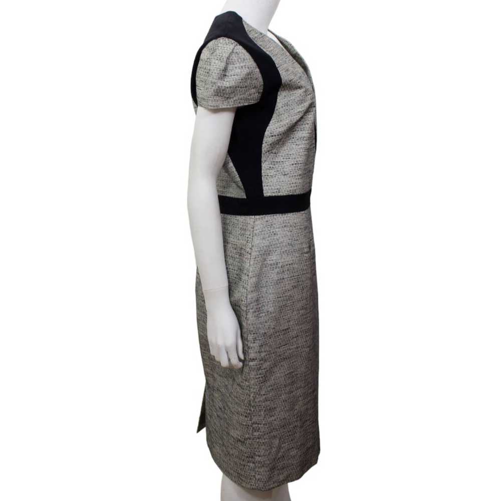 Lela Rose Women's Gray Beige Black 12 Sheath Dres… - image 2