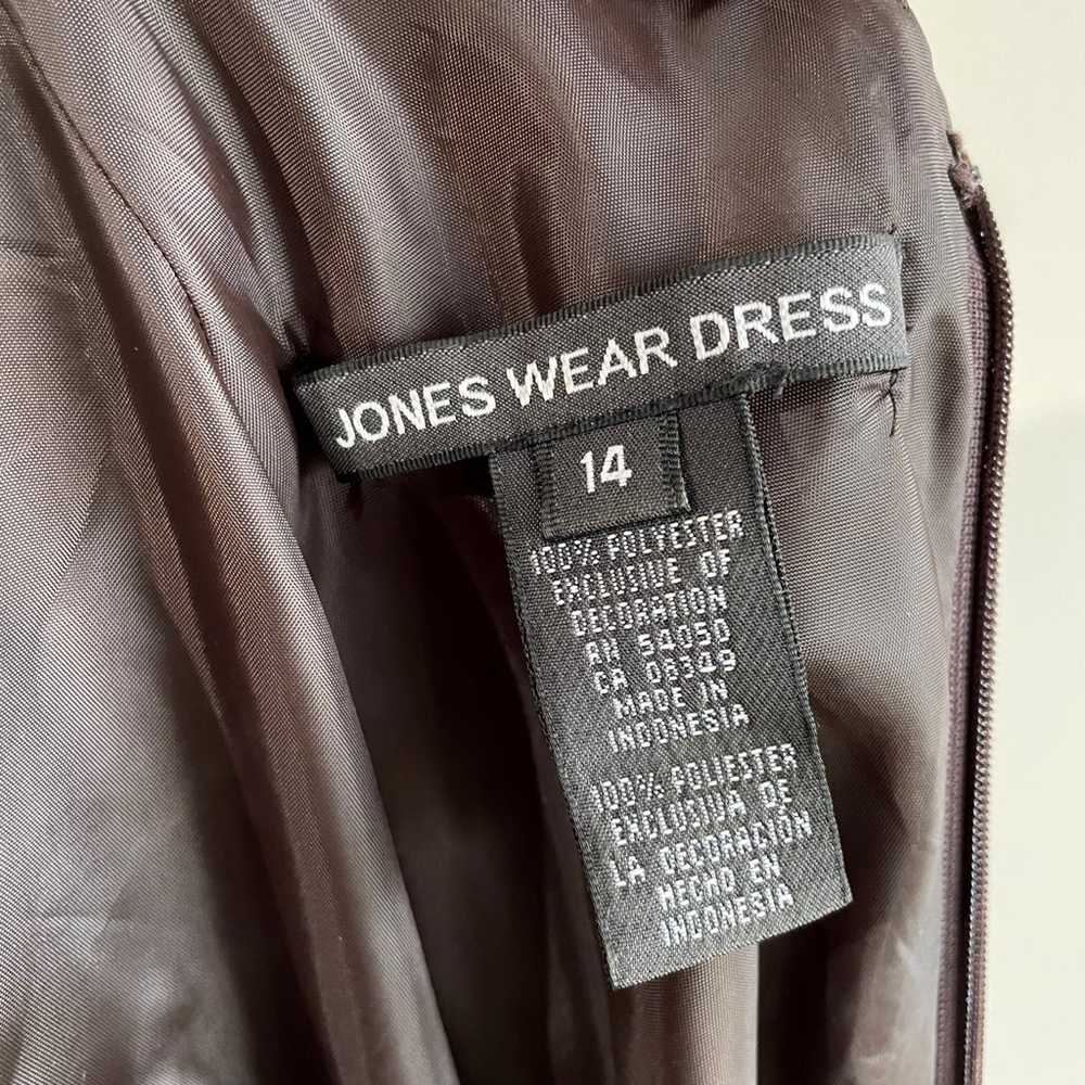 Jones Wear Dress Chocolate Brown Halter Midi Dres… - image 5