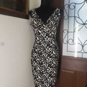 Bettie Page Black and White Dress