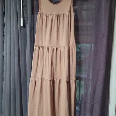 EVERLANE Maxi Dress Sleeveless 100% cotton stretc… - image 1