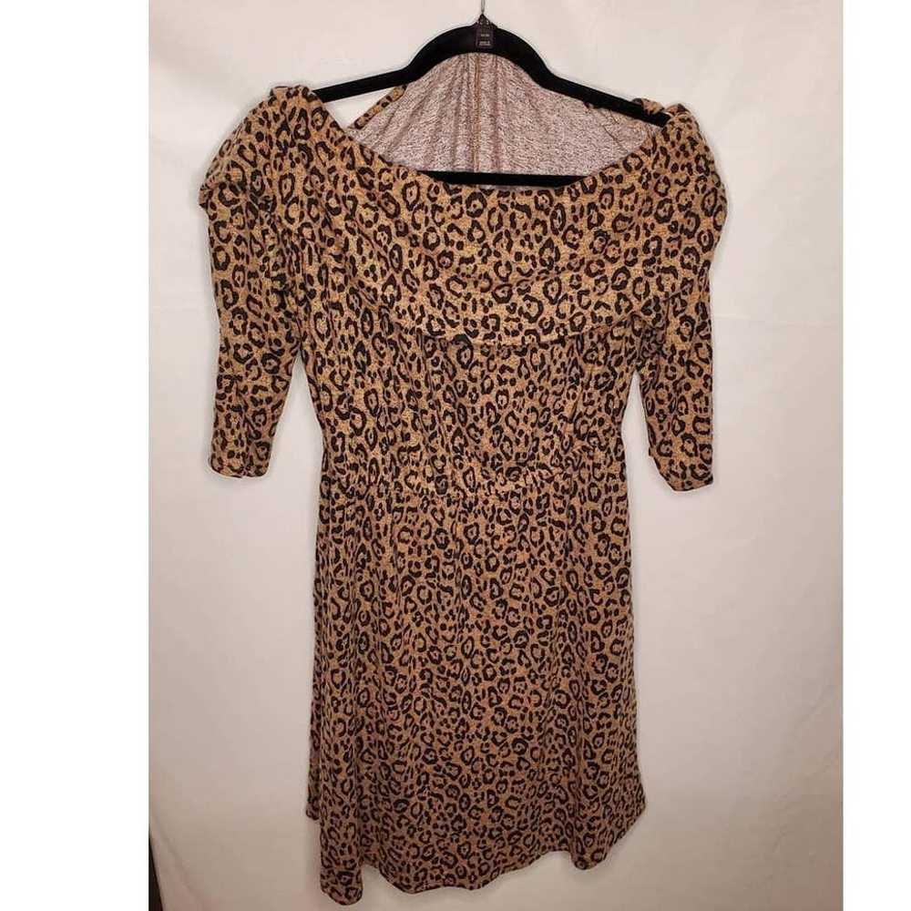 Lane Bryant Super Soft & Cozy Brown Animal Print … - image 4