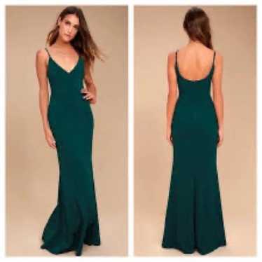 Infinite glory forest sales green maxi dress