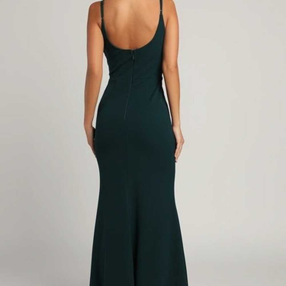 Infinite Glory Forest Green Maxi Dress Lulus - image 6