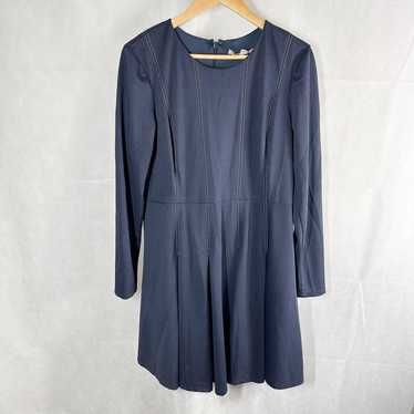 Hutch Solid Day Fit & Flare Dress Navy Size XL - image 1