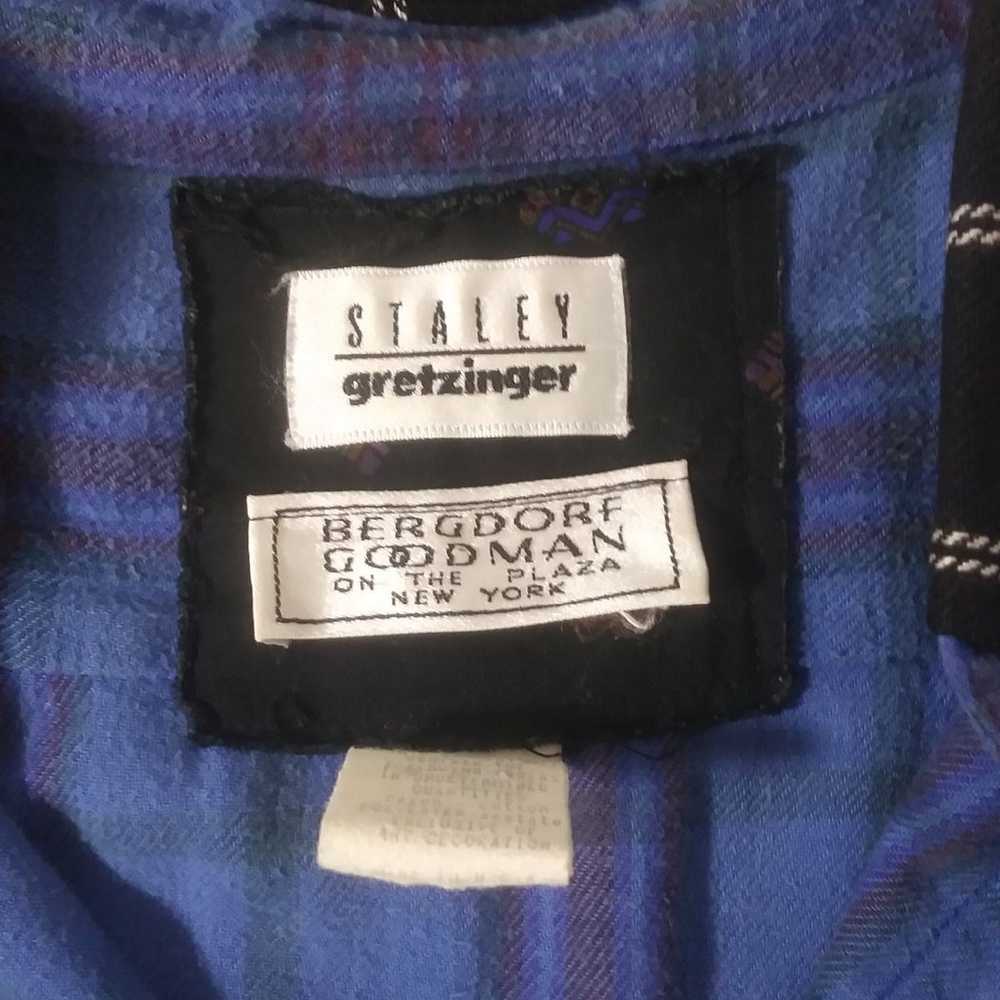 Staley Gretzinger Bergdorf Goodman Flannel Tunic … - image 9
