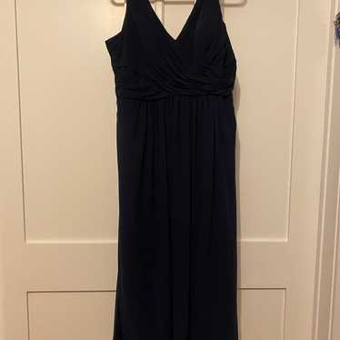 Navy Bill Levkoff Dress - image 1