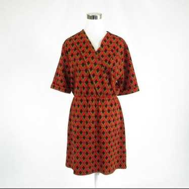 Tracy Negoshian bright orange dress XL