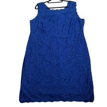 Adrianna papell blue lace mini dress size 20 Wplus - image 1