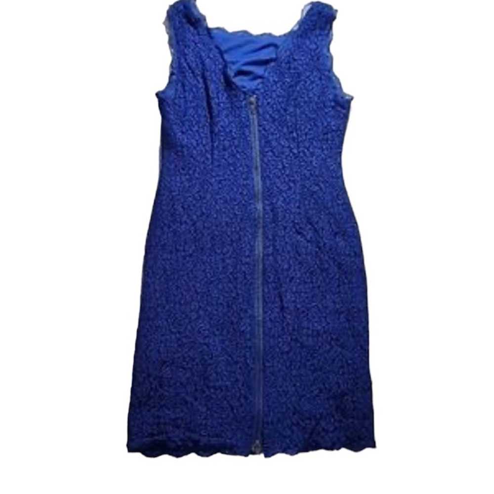 Adrianna papell blue lace mini dress size 20 Wplus - image 3