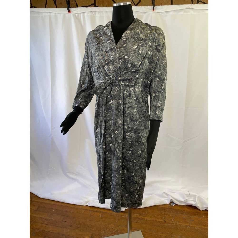 80s does the 40s Plus Size Vintage Dress - image 1