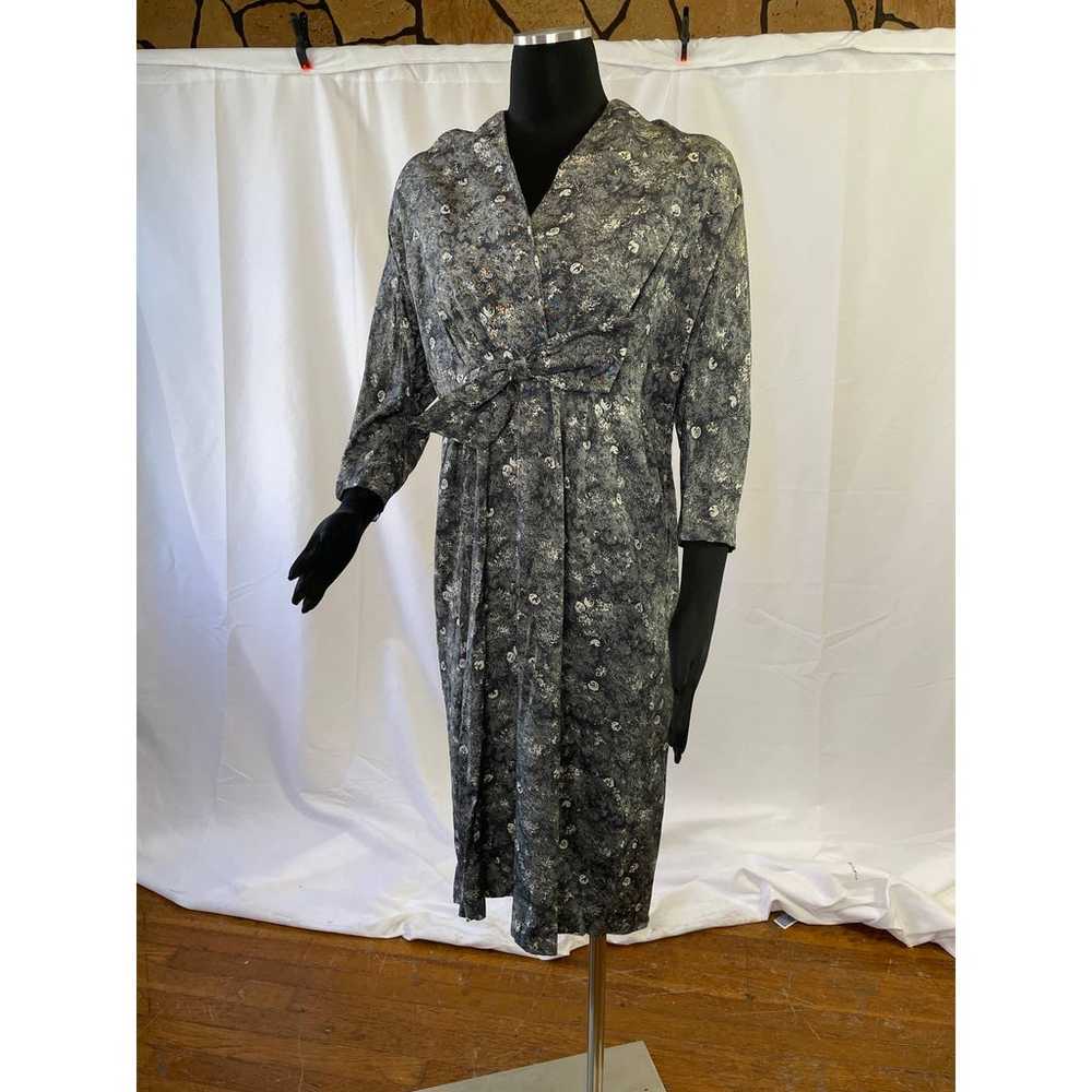 80s does the 40s Plus Size Vintage Dress - image 2