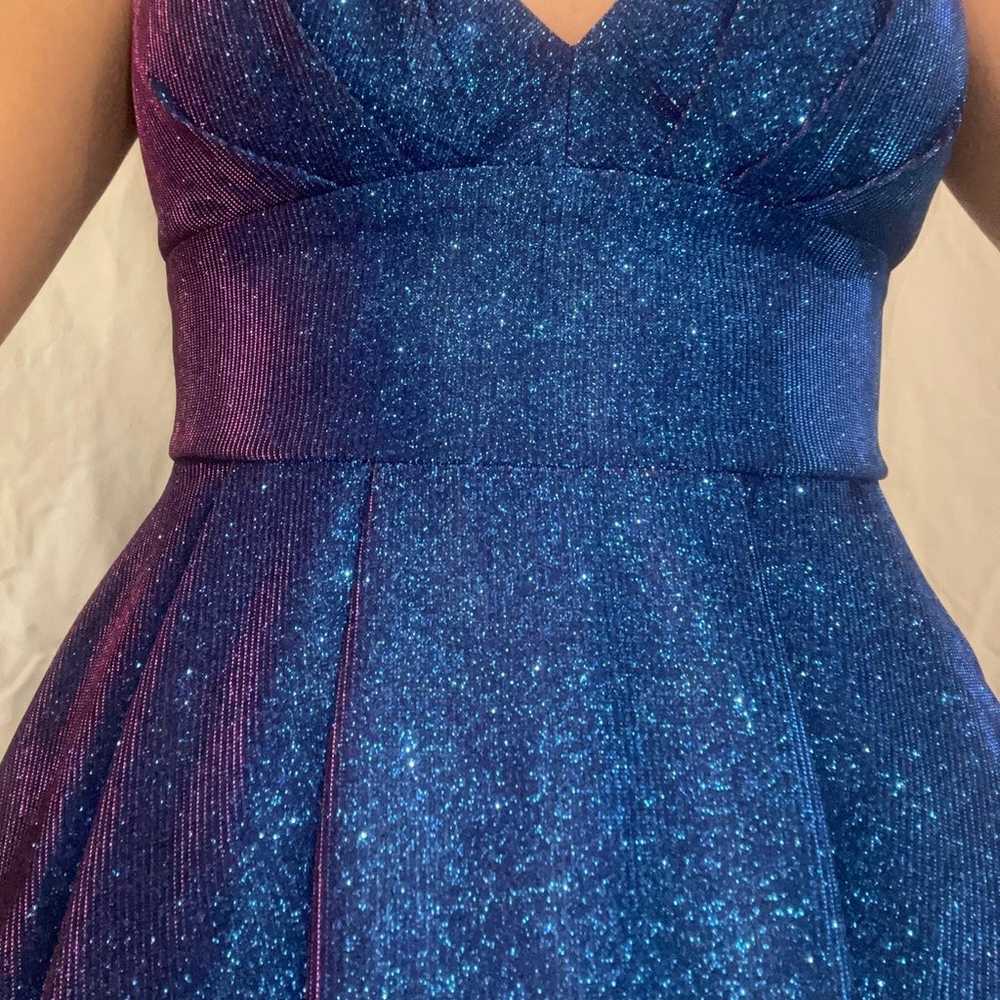 Blue/purple homecoming dance dress - image 4