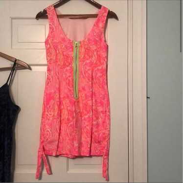 Lily Pulitzer Dress Pink and Green