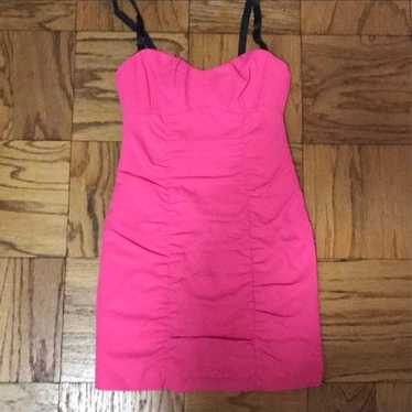 NWOT Nanette Lepore Hot Pink Dress