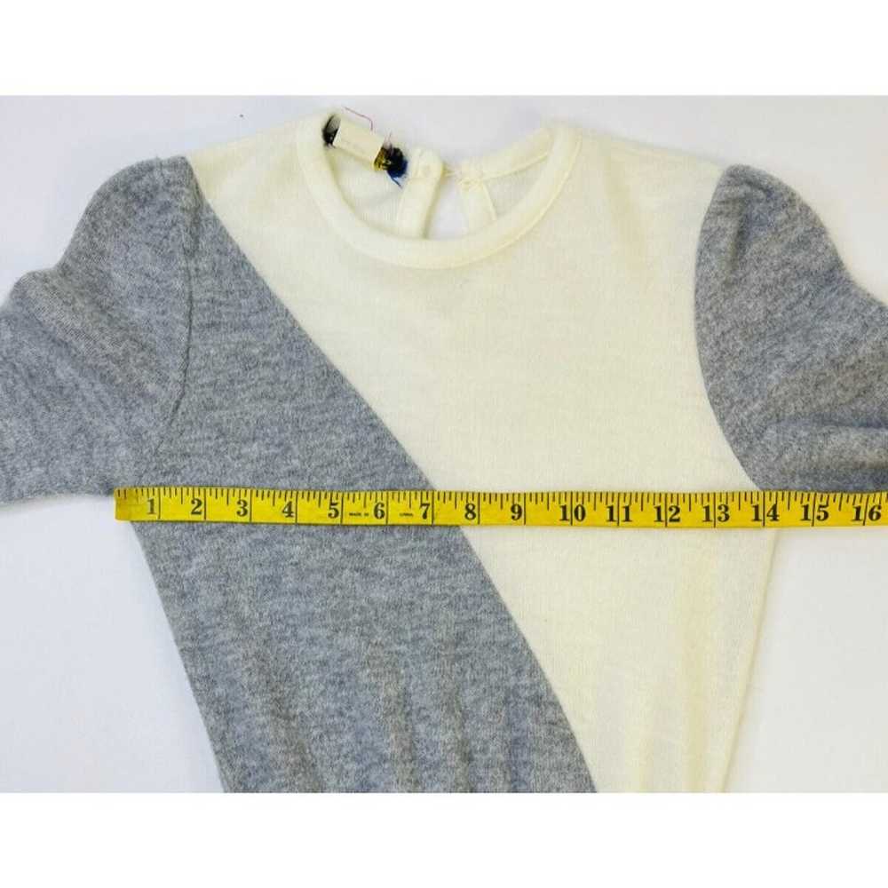 Vintage Color Block Fit Flare Sweater Tea Dress W… - image 4