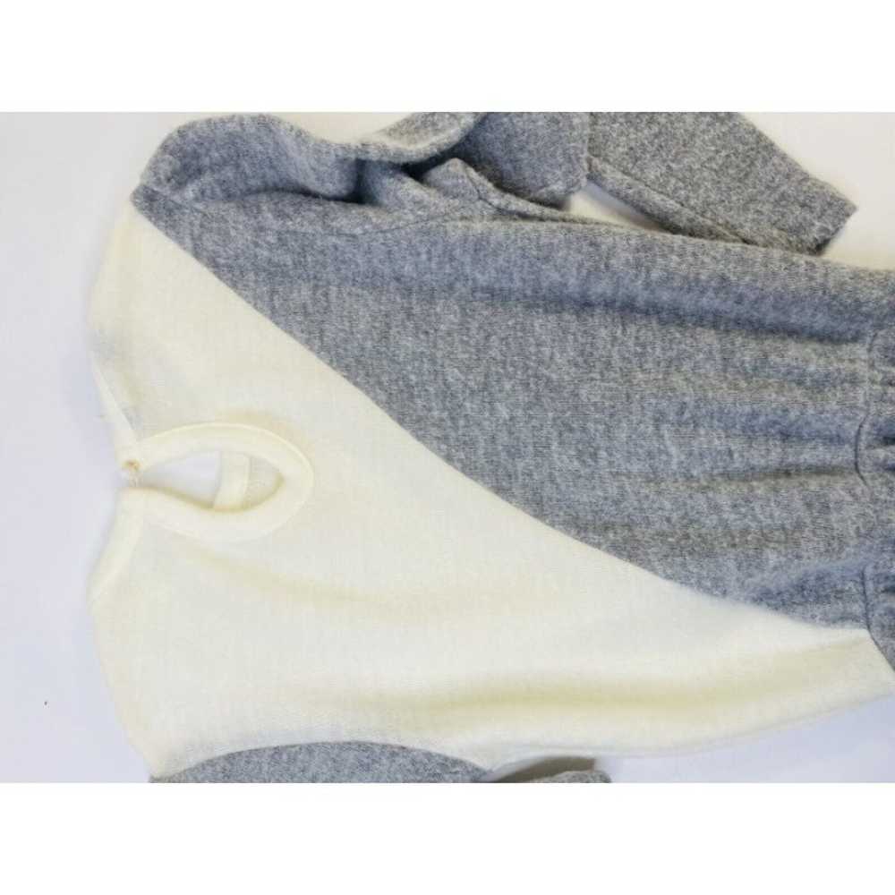Vintage Color Block Fit Flare Sweater Tea Dress W… - image 5