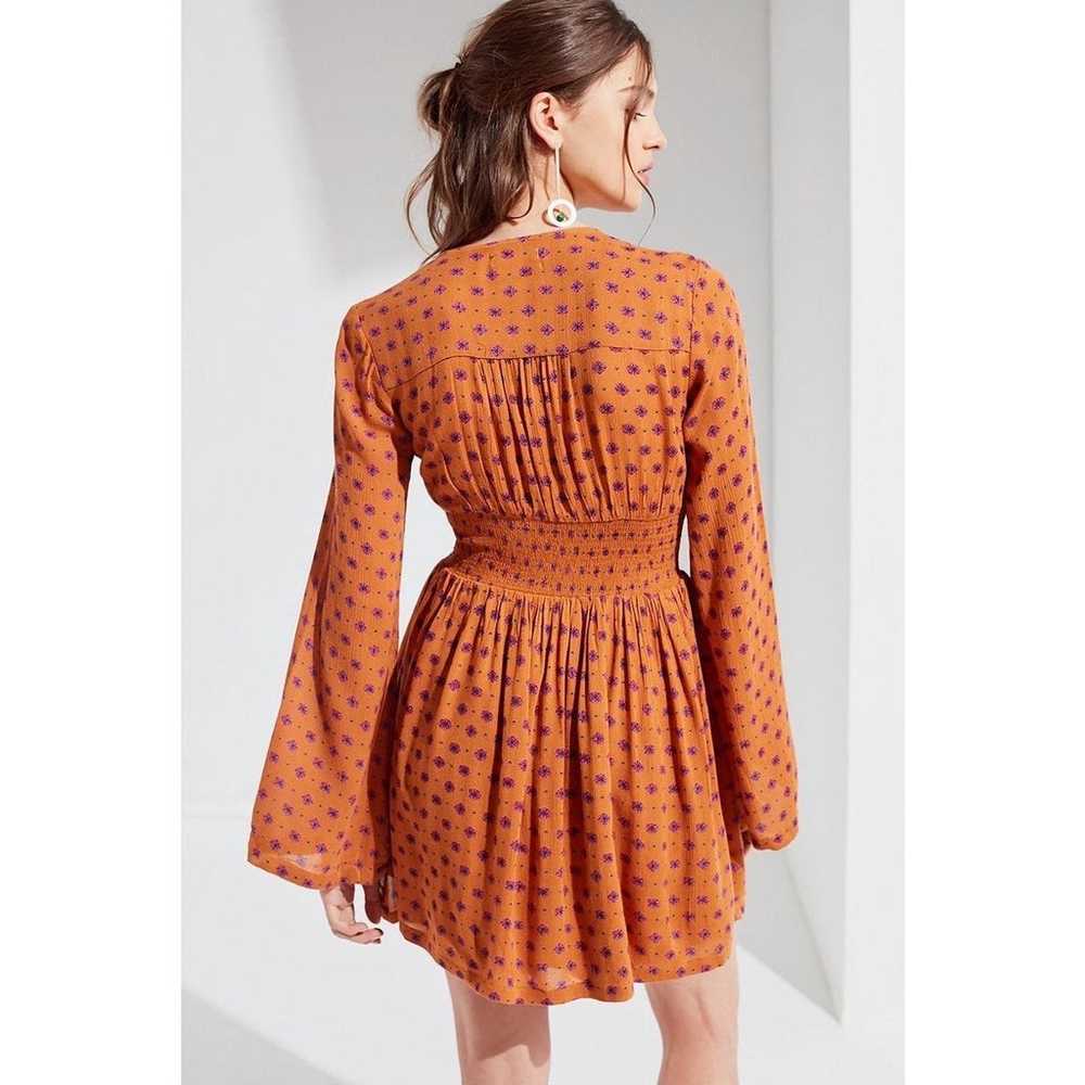 urban outfitters smocked mini dress - image 3