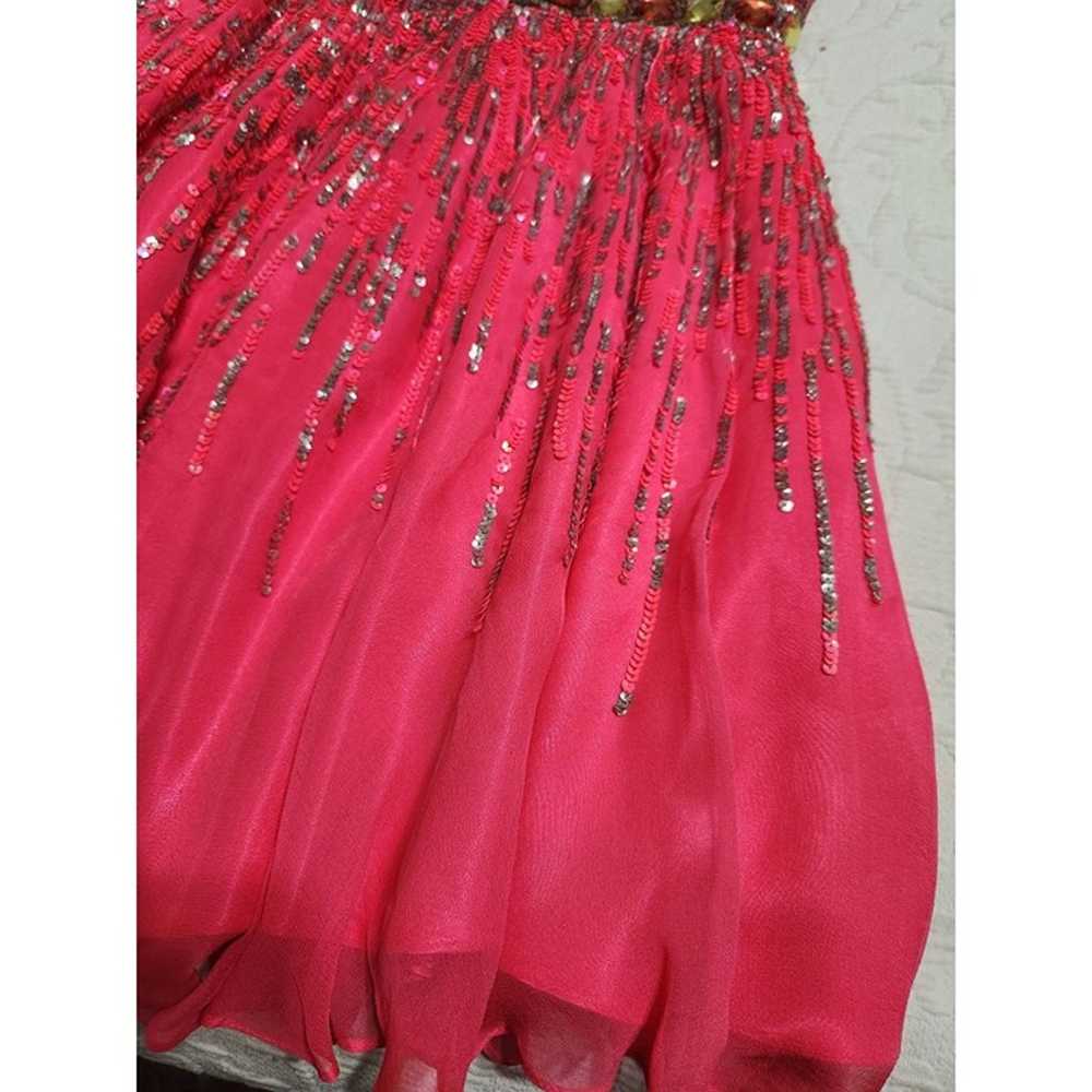 Sherri Hill Pink Sequins Homecoming Dress Size 6 - image 1