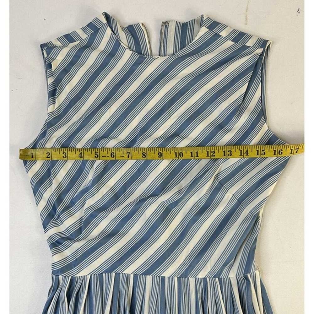 Vintage Womens Small Striped Slinky Sleeveless Su… - image 3