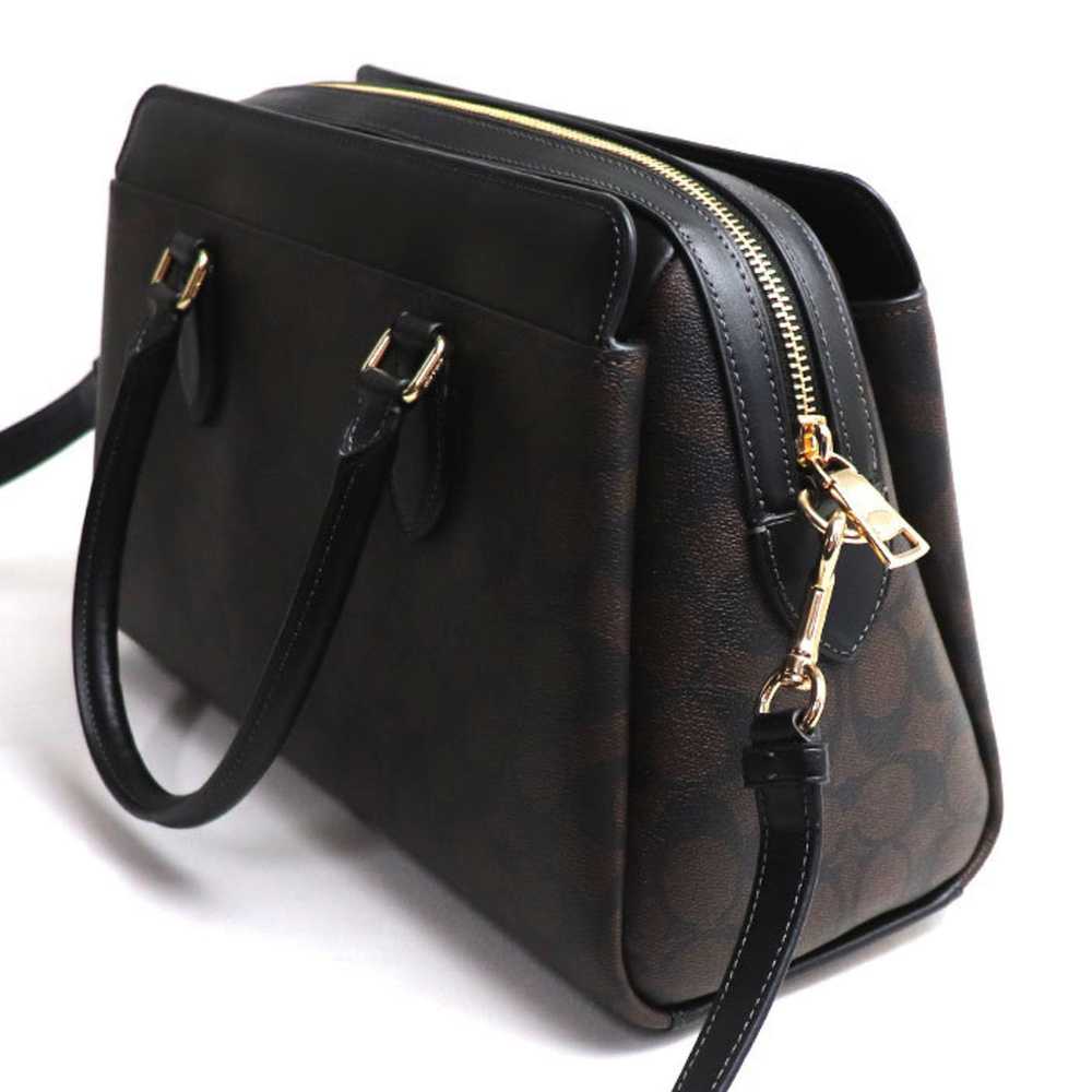 Coach Coach Darcy Carryall 2Way Shoulder Bag Brow… - image 2