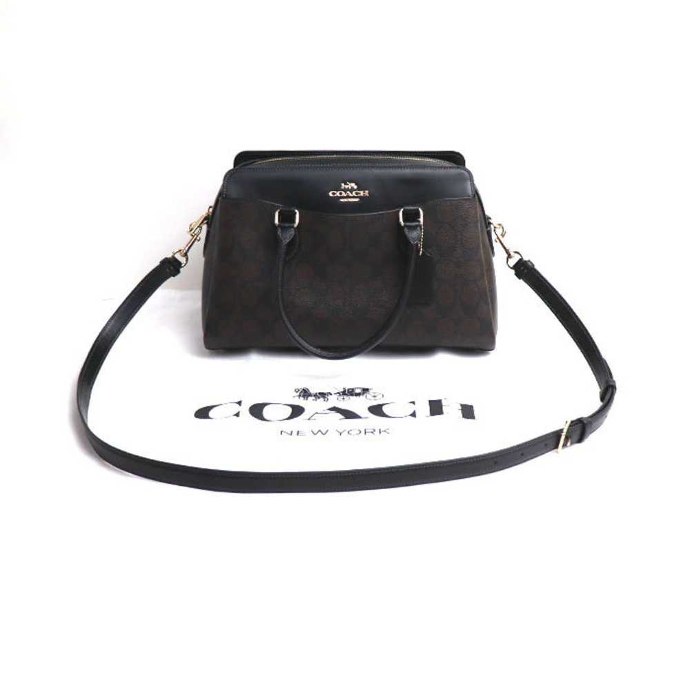 Coach Coach Darcy Carryall 2Way Shoulder Bag Brow… - image 6