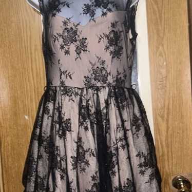 B. Darlin Black Lace Sleeveless Dress