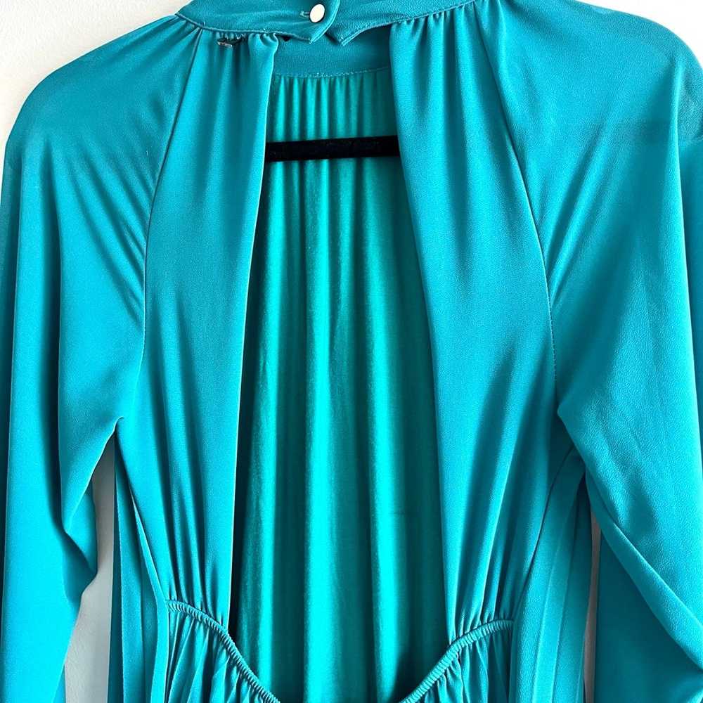 dixie Brand Backless Long Sleeve Pleated Dress - image 10