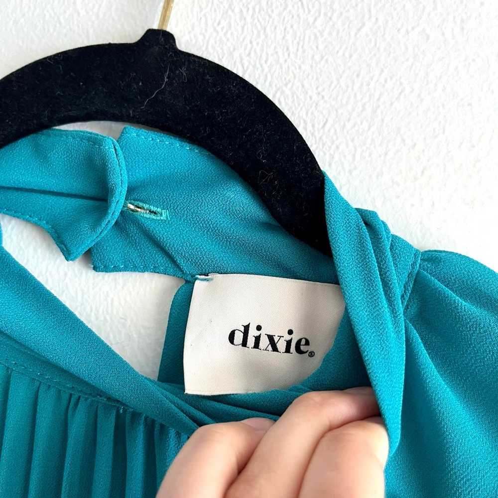 dixie Brand Backless Long Sleeve Pleated Dress - image 12
