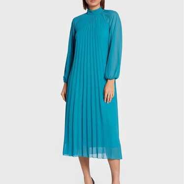 dixie Brand Backless Long Sleeve Pleated Dress - image 1