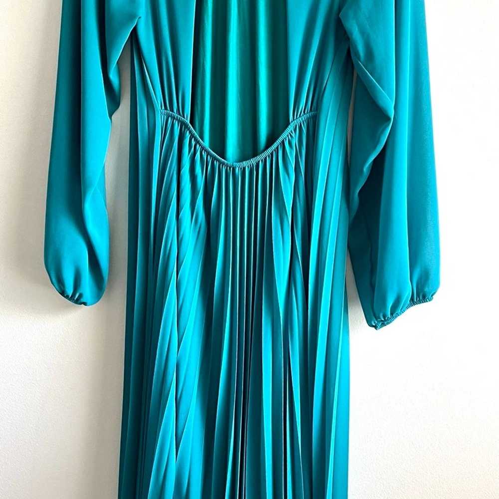 dixie Brand Backless Long Sleeve Pleated Dress - image 5