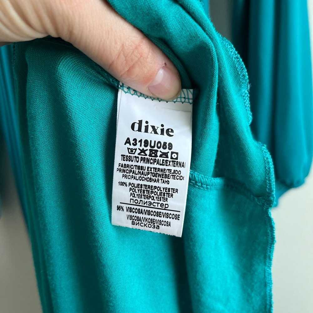 dixie Brand Backless Long Sleeve Pleated Dress - image 8
