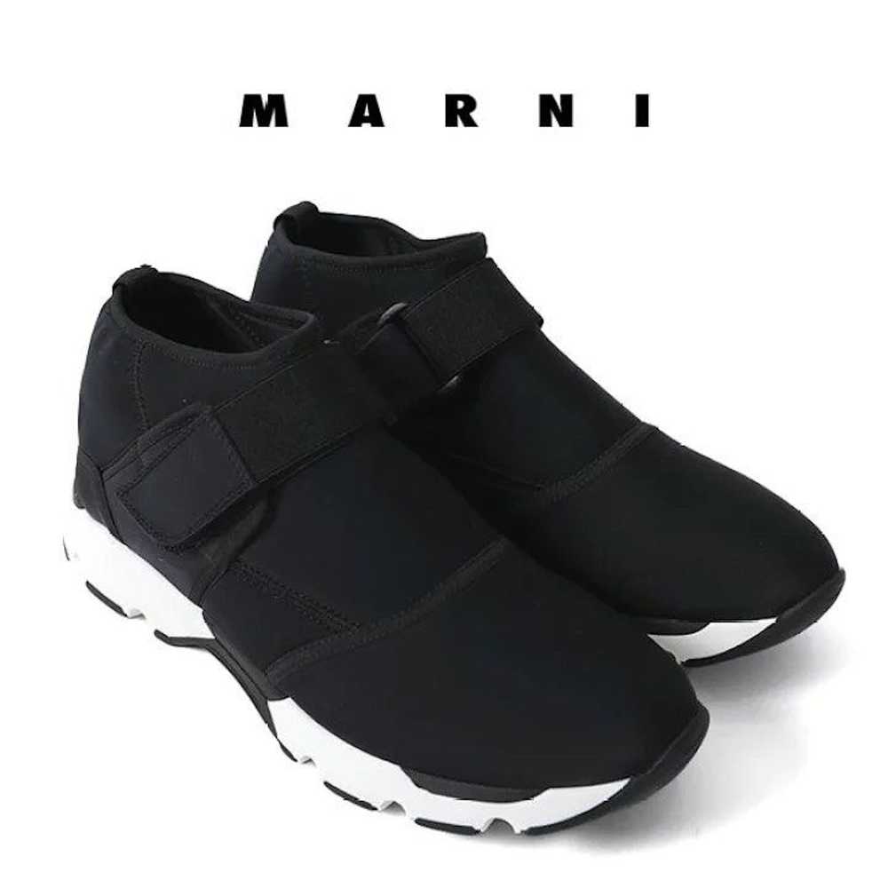 Marni Neoprene Velcro Mid-top Sneaker size 44 / 11 - image 1