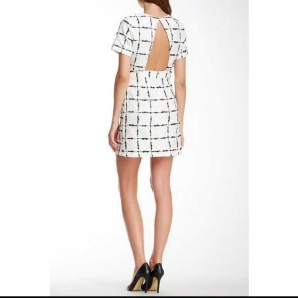 Gracia Cutout Back Checker Dress - image 2