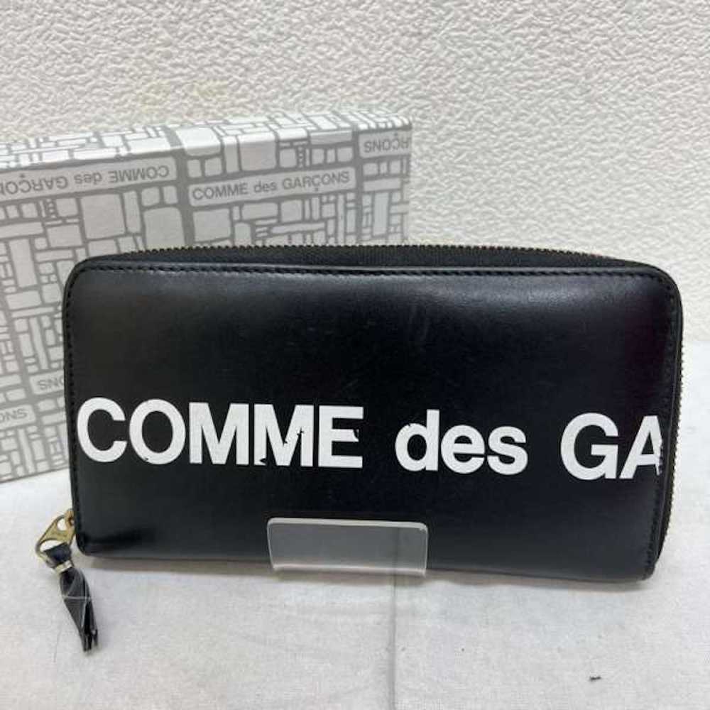 Comme des Garcons Shirt Wallet Long HUGE LOGO Zip… - image 1