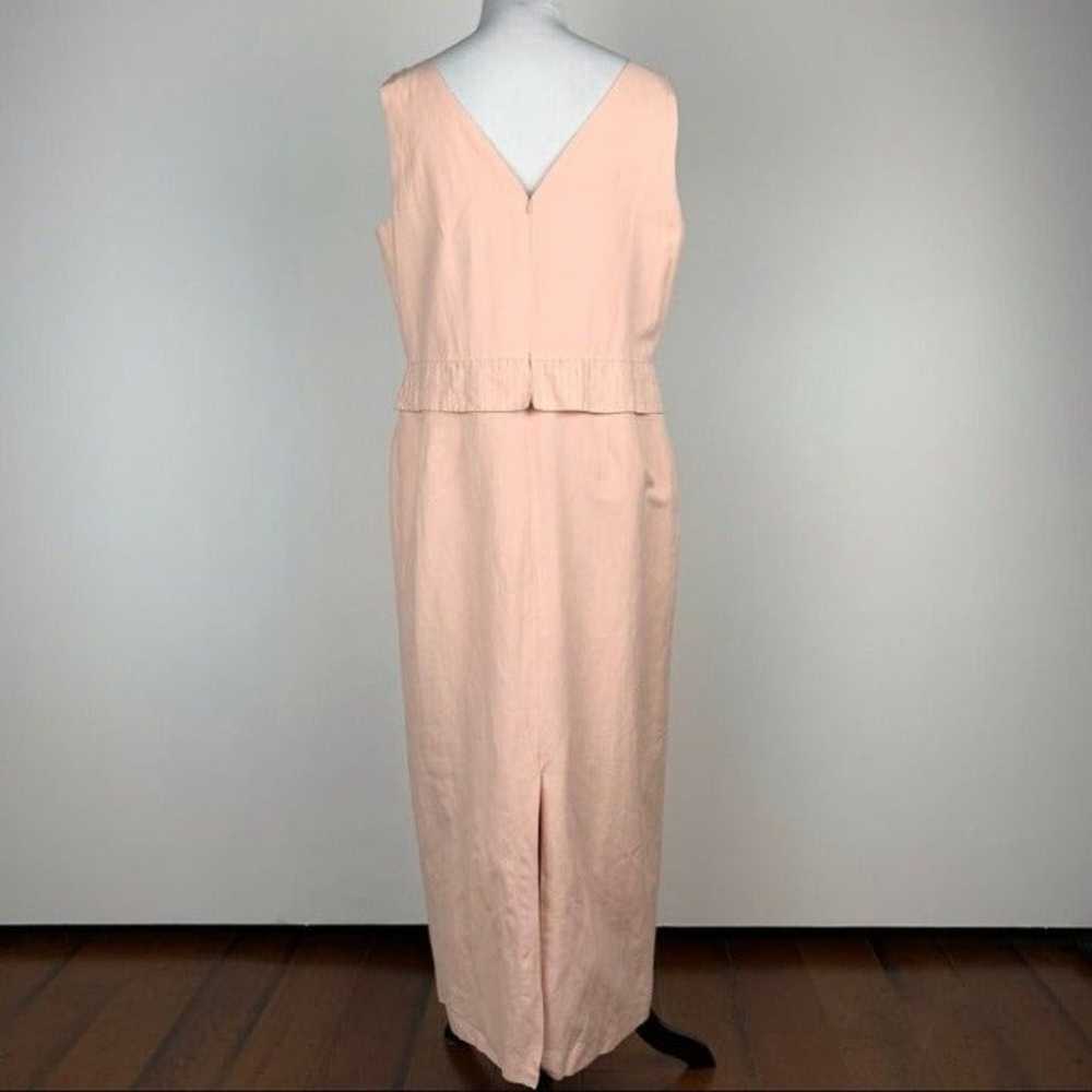 Parisian dress size 12 55% silk 45% linen beaded - image 7