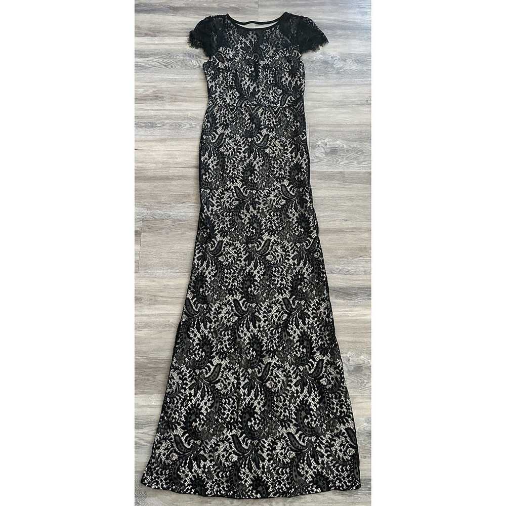 Windsor Long Black Lace Formal Dress - image 2