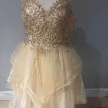 Junior formal dress size XL; only worn once - image 1