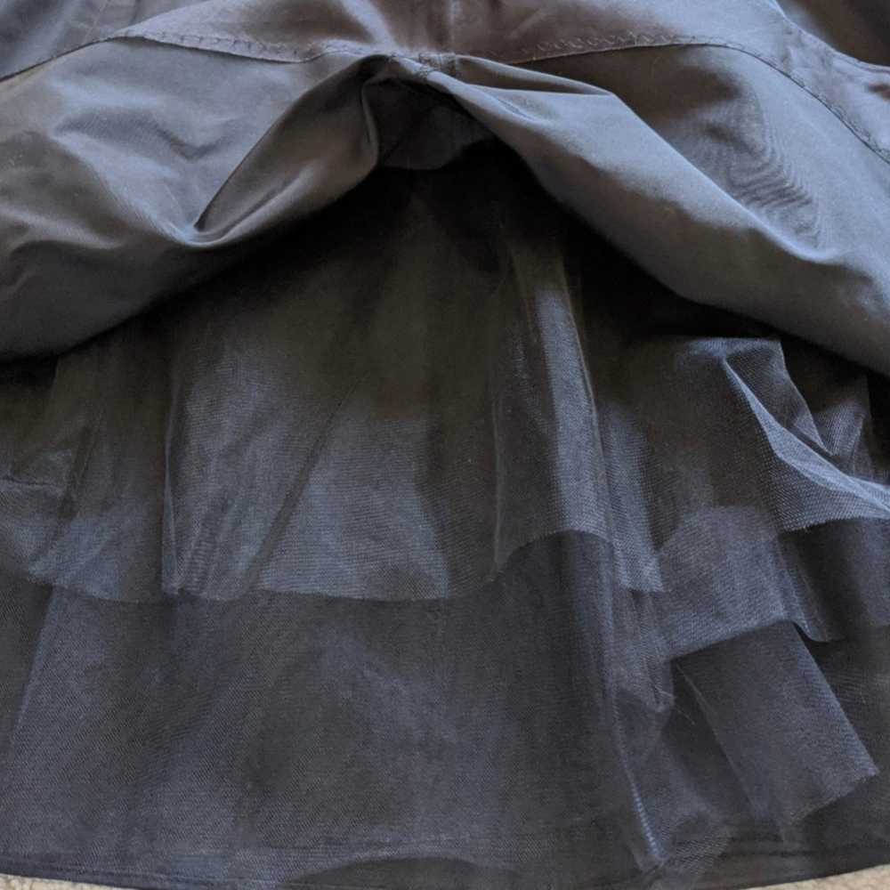 J.Crew Silk Formal Dress, Black, 2 - image 4