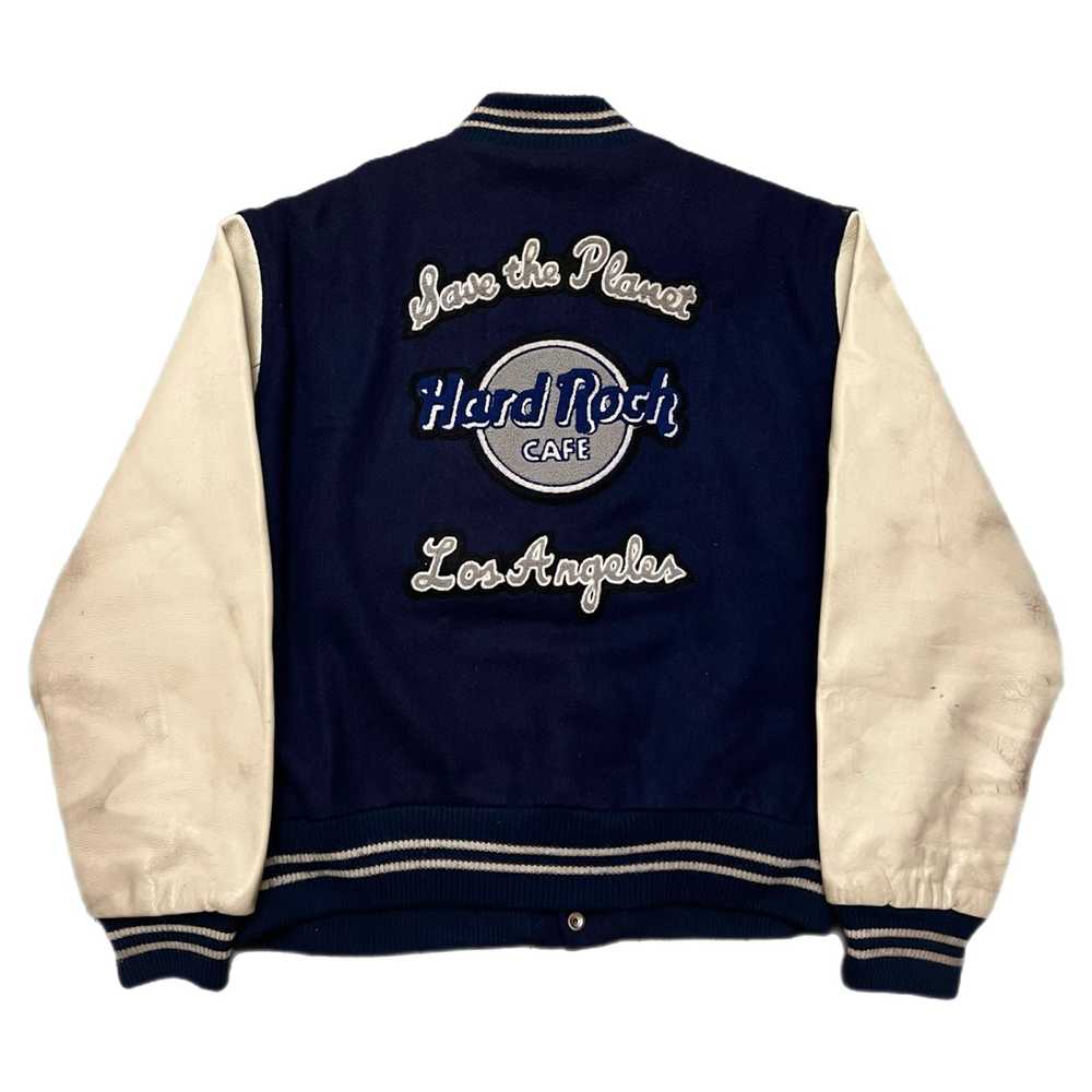 Hard Rock Cafe × Varsity Jacket × Vintage Vintage… - image 1