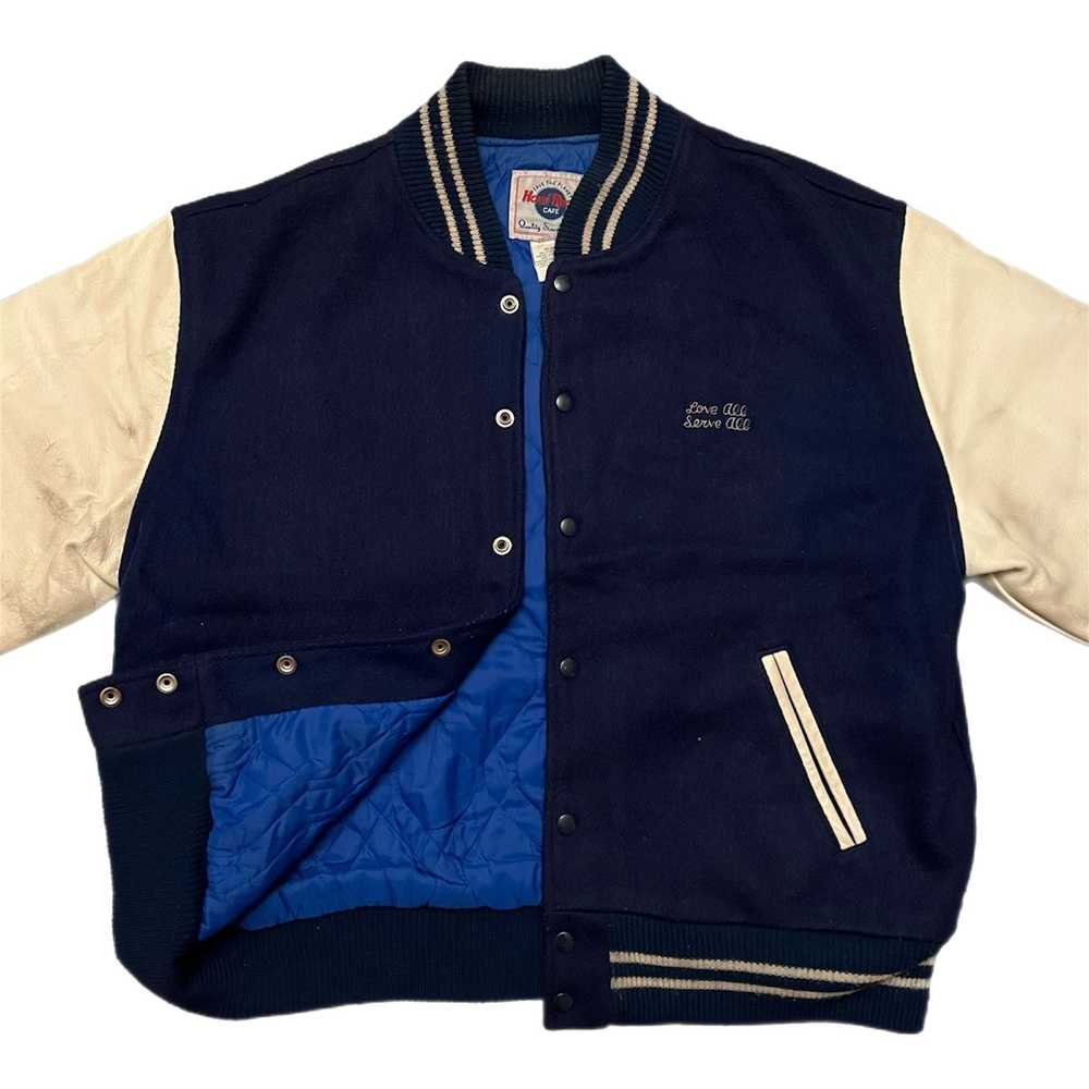 Hard Rock Cafe × Varsity Jacket × Vintage Vintage… - image 5