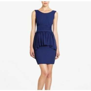 Bcbgmaxazria peplum blue and Gem