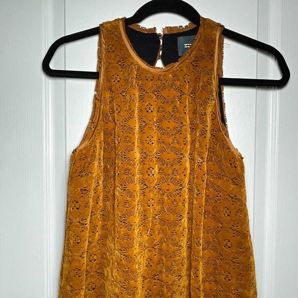Anthropologie Maeve Mini Women's Dress Tan Brown … - image 2