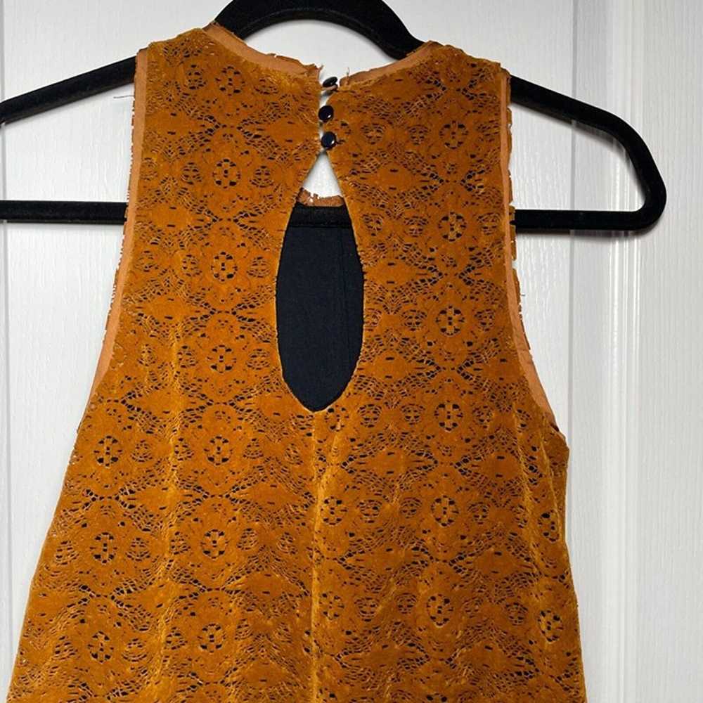 Anthropologie Maeve Mini Women's Dress Tan Brown … - image 7