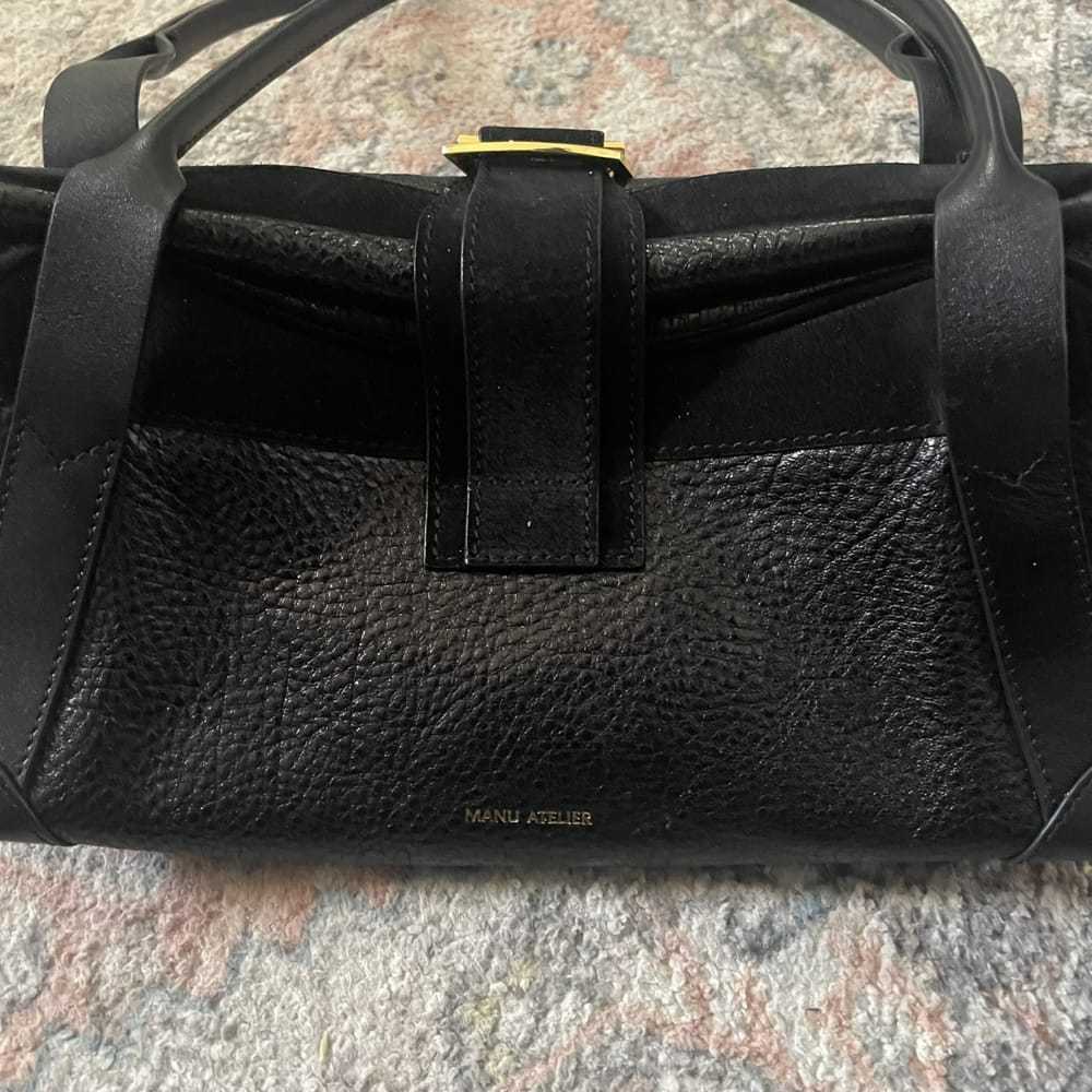 Manu Atelier Leather handbag - image 3