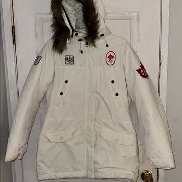 Hudsons Bay White Olympic Games jacket 2010 women… - image 1