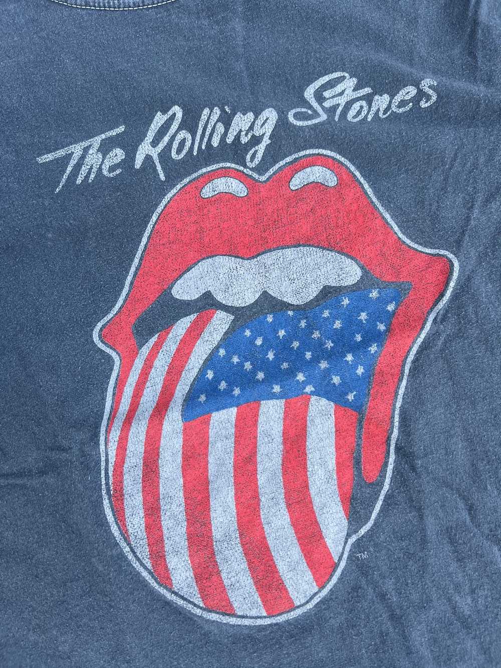 Band Tees × The Rolling Stones × Vintage Grey Rol… - image 3