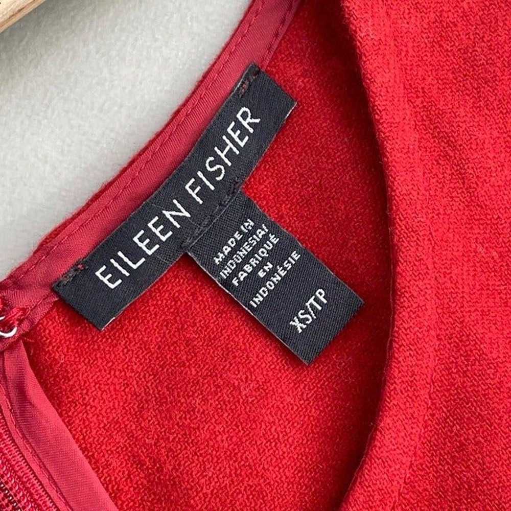 Eileen Fisher Soft Wool Sleeveless Midi Sheath Dr… - image 3