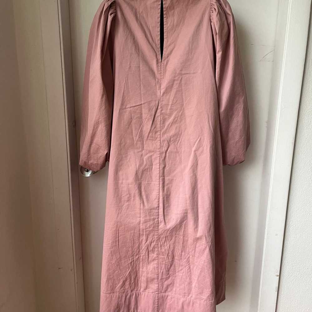 COS Puff-Sleeve Midi Dress size 2 - image 2